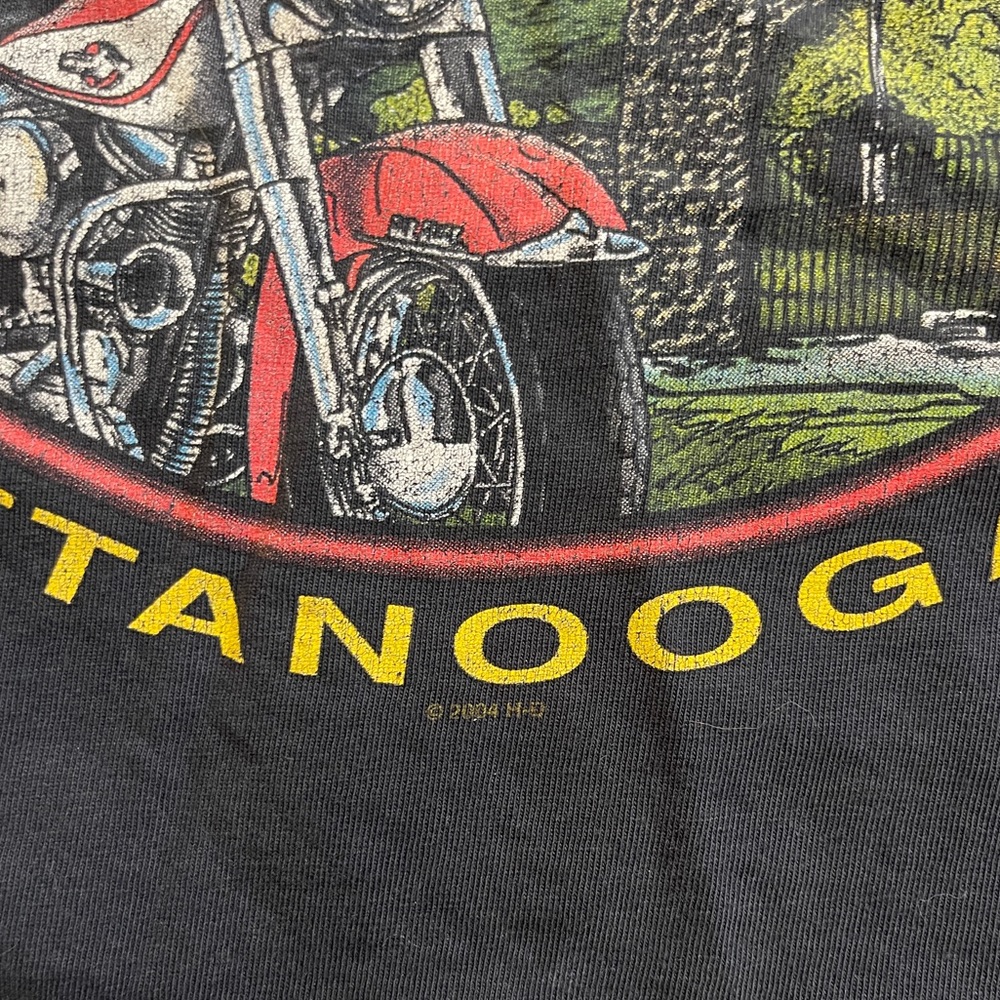 Y2k Vintage Sleeveless Harley Davidson Cut Off T Shirt - Picture 4 of 10